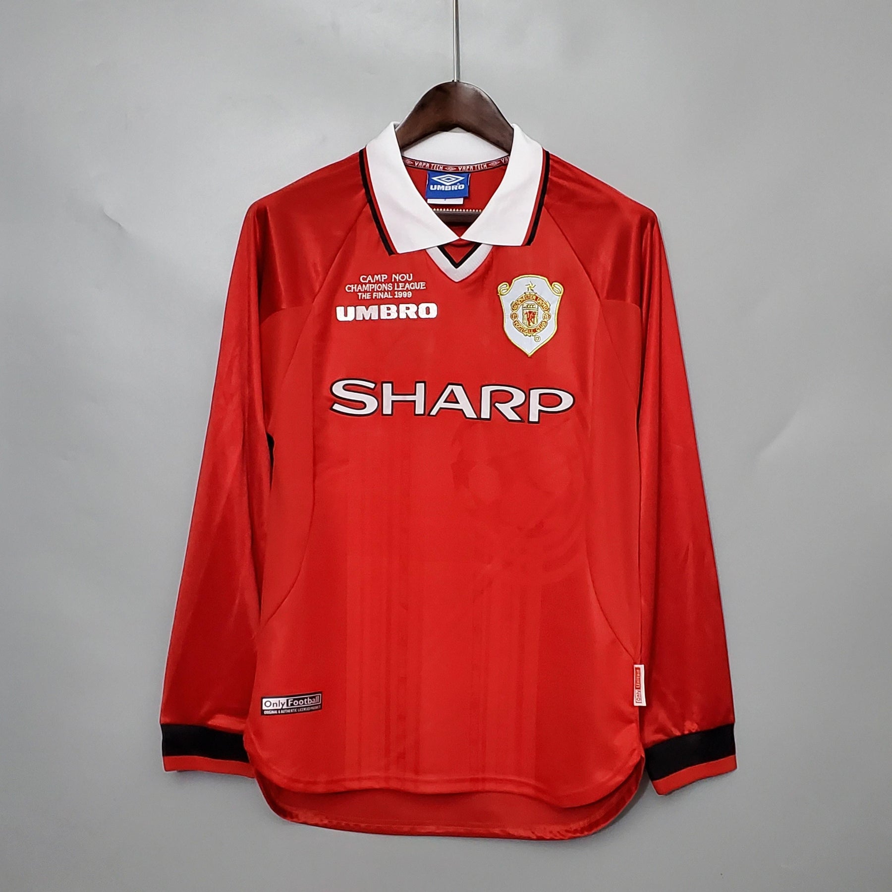 Manchester United Retro Jersey home 1999/00 - Long Sleeve