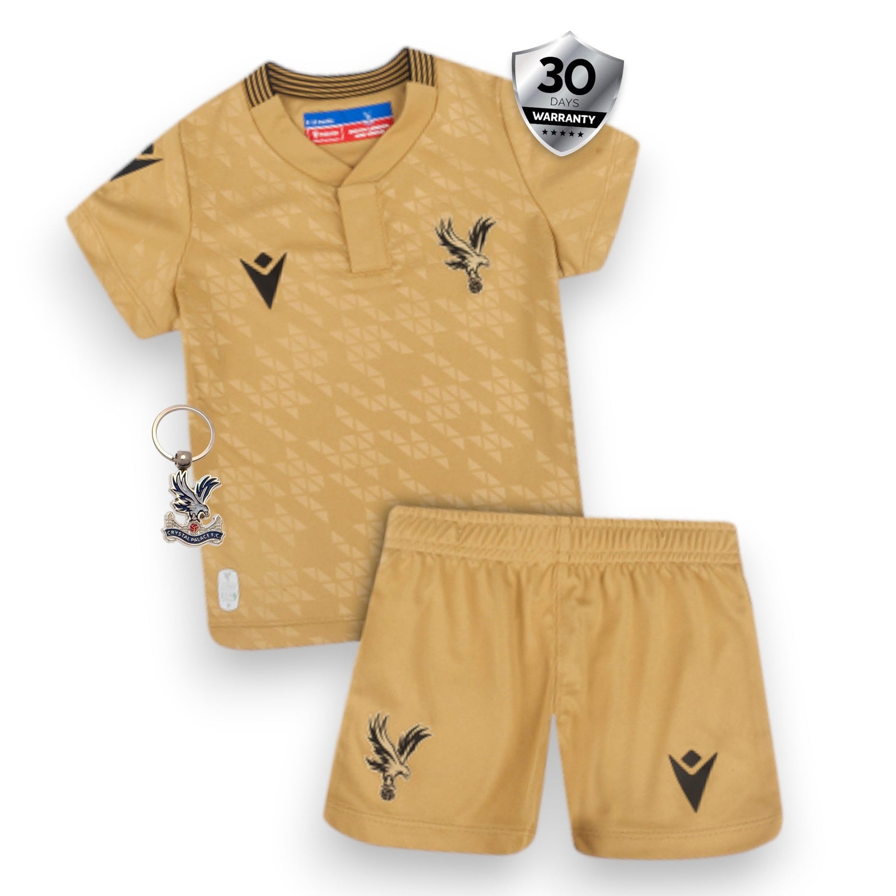 Kids Crystal Palace Away Eagle Gold Kit 2025/26