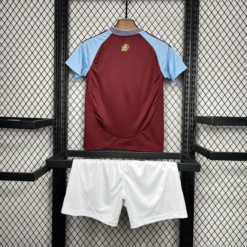Kids Aston Villa Home Kit 2024/2025