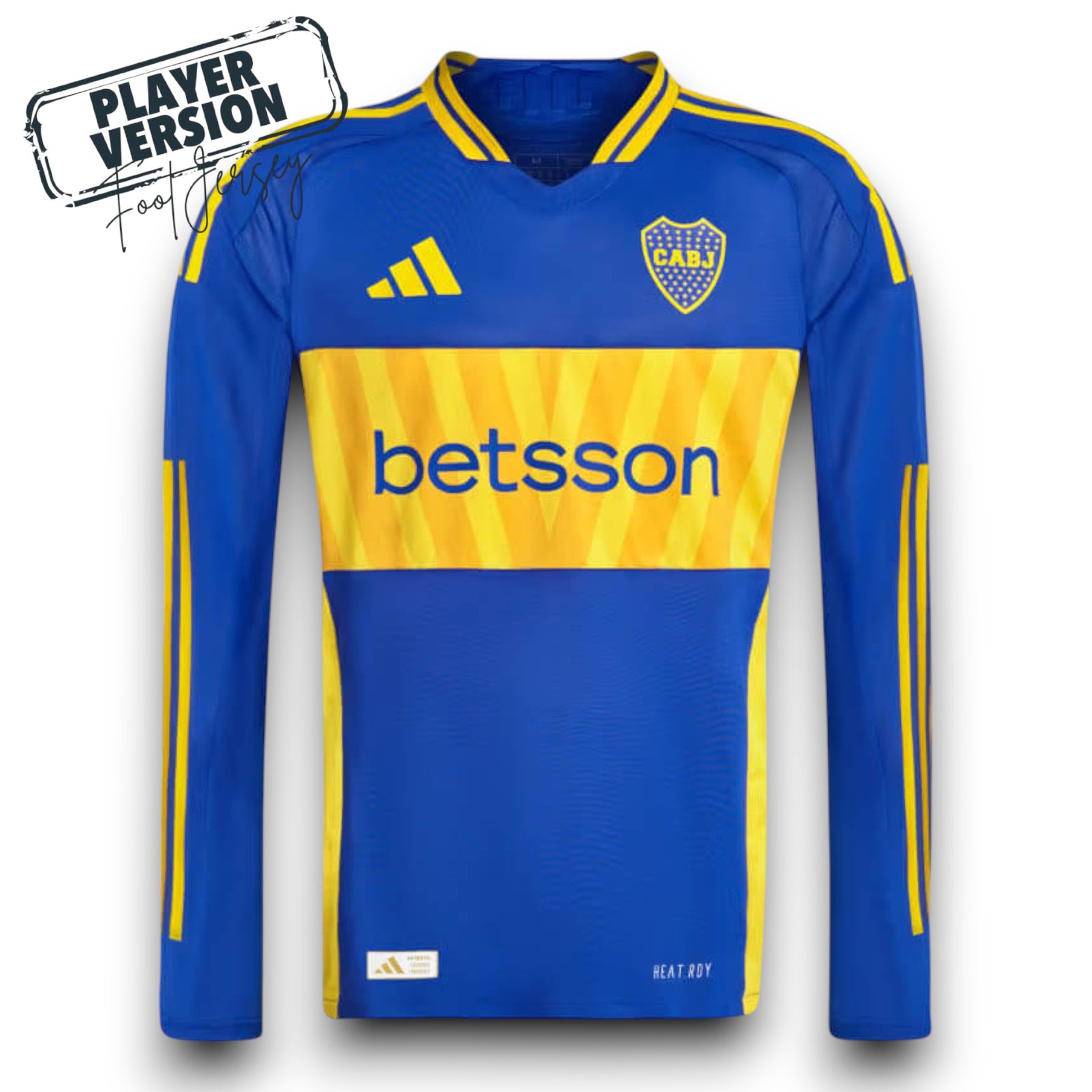 Boca Juniors Player Home Jersey 2024/25 - Long Sleeve