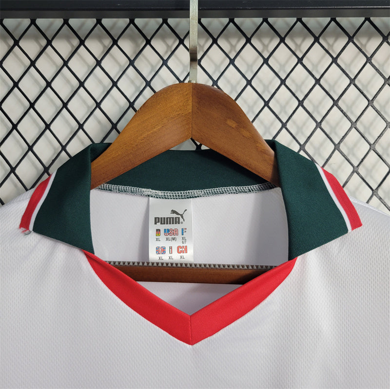 Morocco 1998 Away White Retro Jersey - Long Sleeve