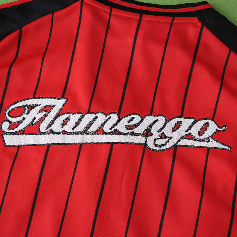 Flamengo US Pack Full-Button Baseball Jersey