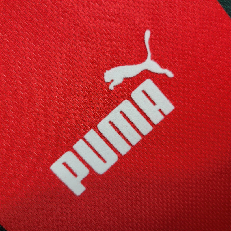 Morocco 1998 Away Red Retro Jersey - Long Sleeve