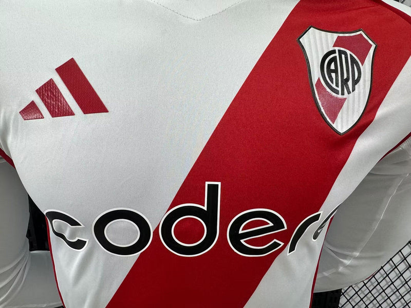 River Plate Home Player Jersey 24/25 - Long Sleeve