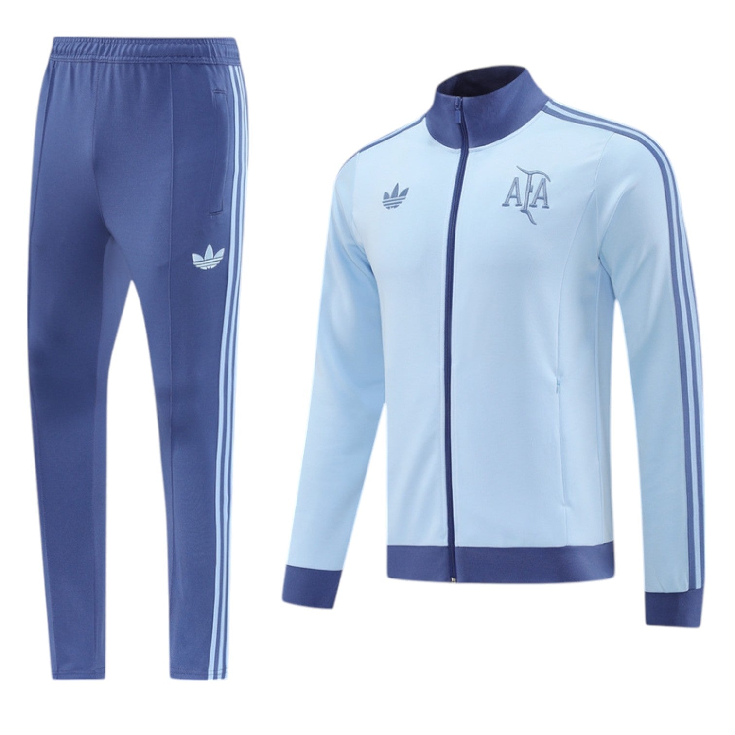 Argentina 24/25 Full-Zip TrackSuit Light Blue