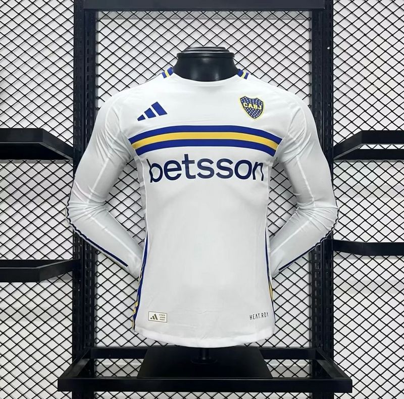 Boca Juniors Player Away Jersey 2024/25 - Long Sleeve