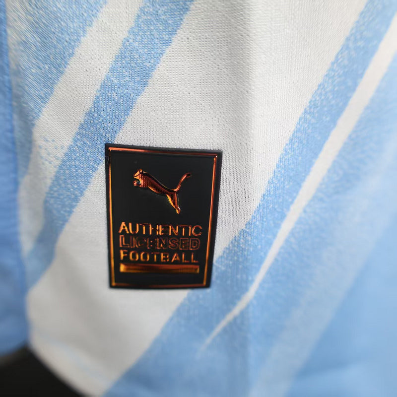 Manchester City Player Home Jersey 2025/26 Long Sleeve