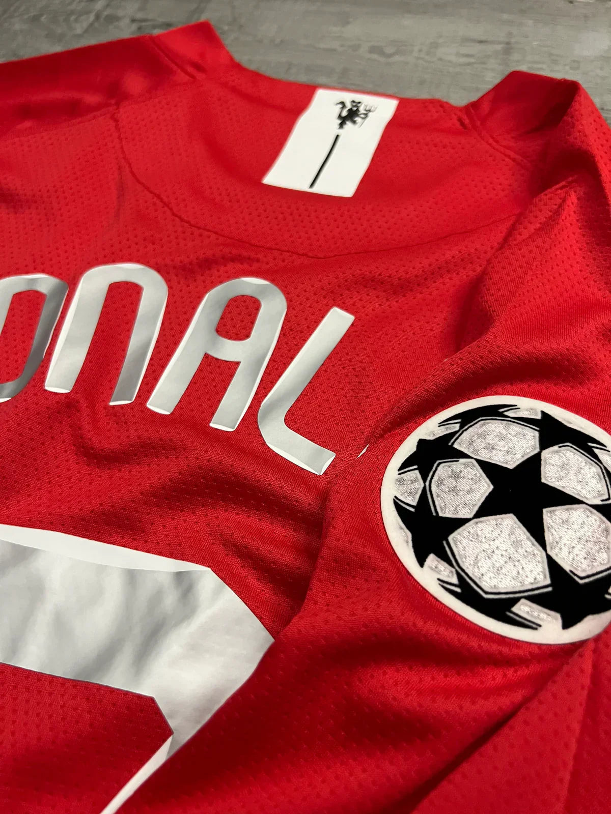 RONALDO #7 Manchester United Retro Jersey Home 2007/08 - Long Sleeve