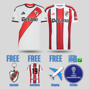 Combo River Plate Trikots Heim und Auswärts 26/27