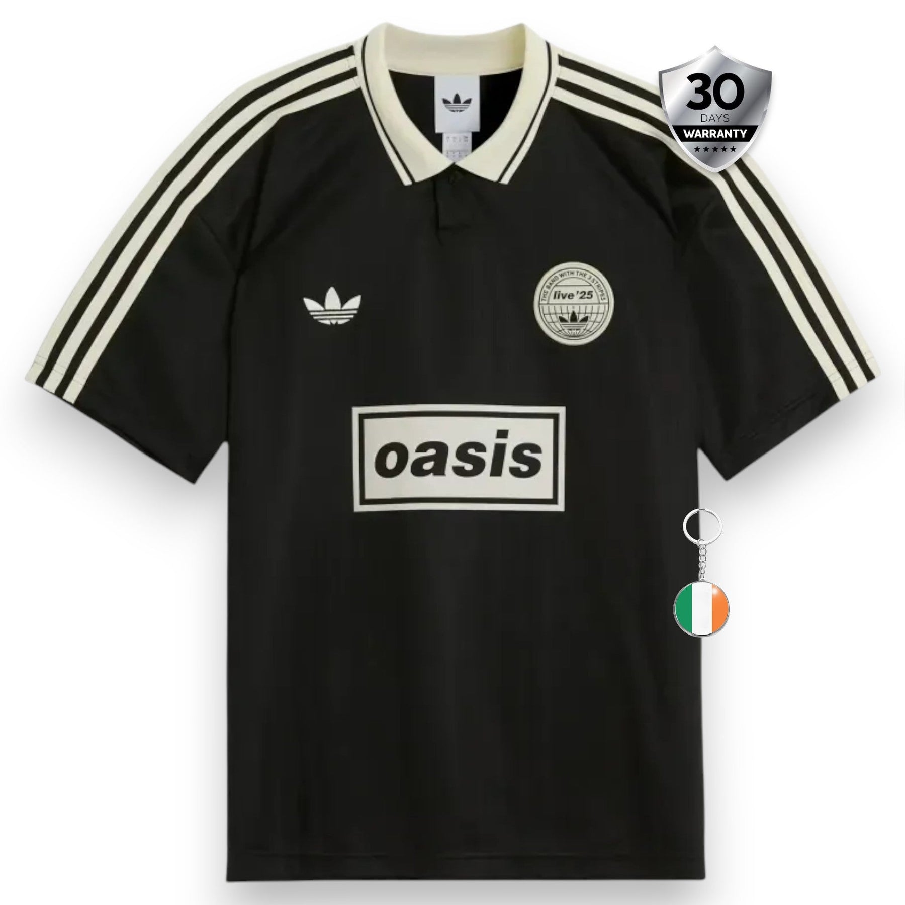 Oasis Jacquard Tour 25' Black Jersey 2025/26