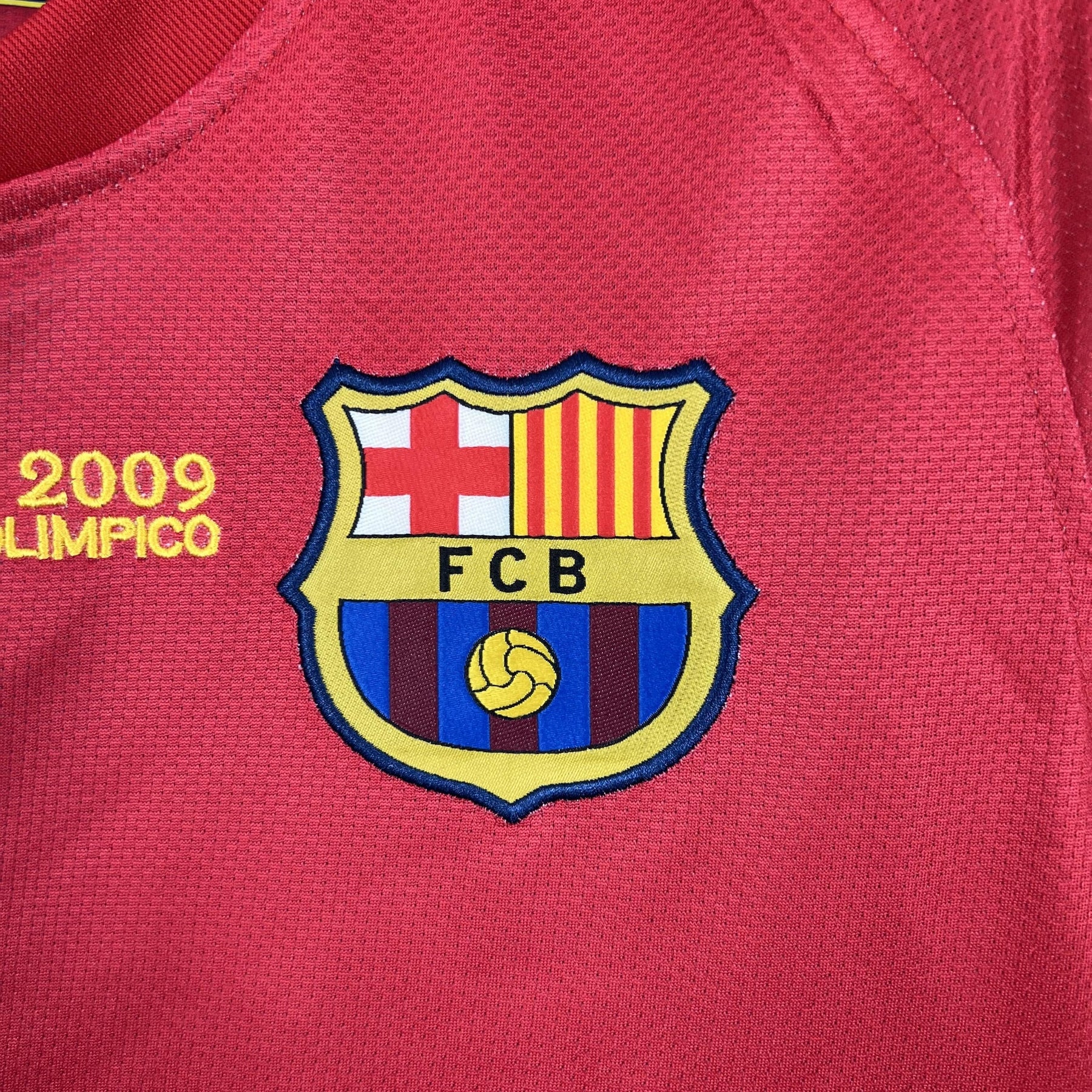 Barcelona Retro Home UEFA Champions League Jersey 2008/2009