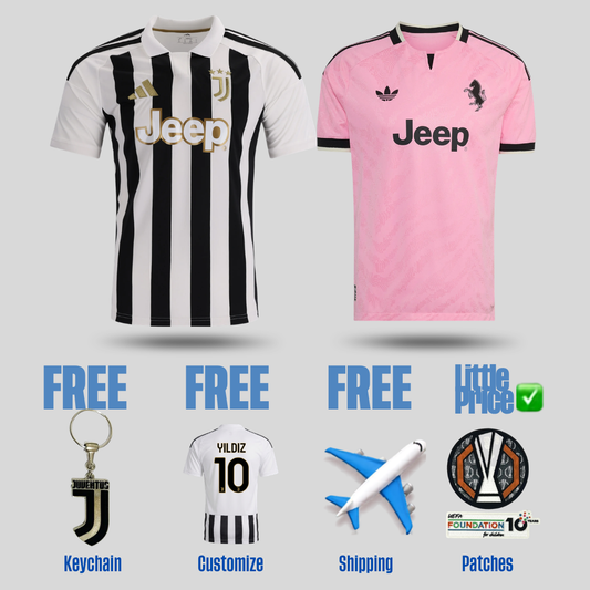 Juventus Heim- und Auswärtstrikot-Kombination 26/27