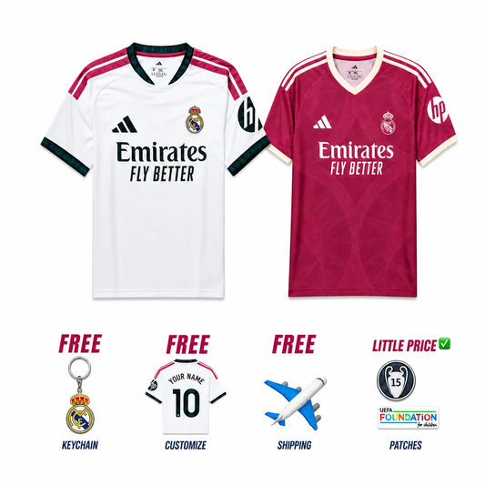 Kombi Real Madrid 26/27 Heim- und Ausweichtrikot