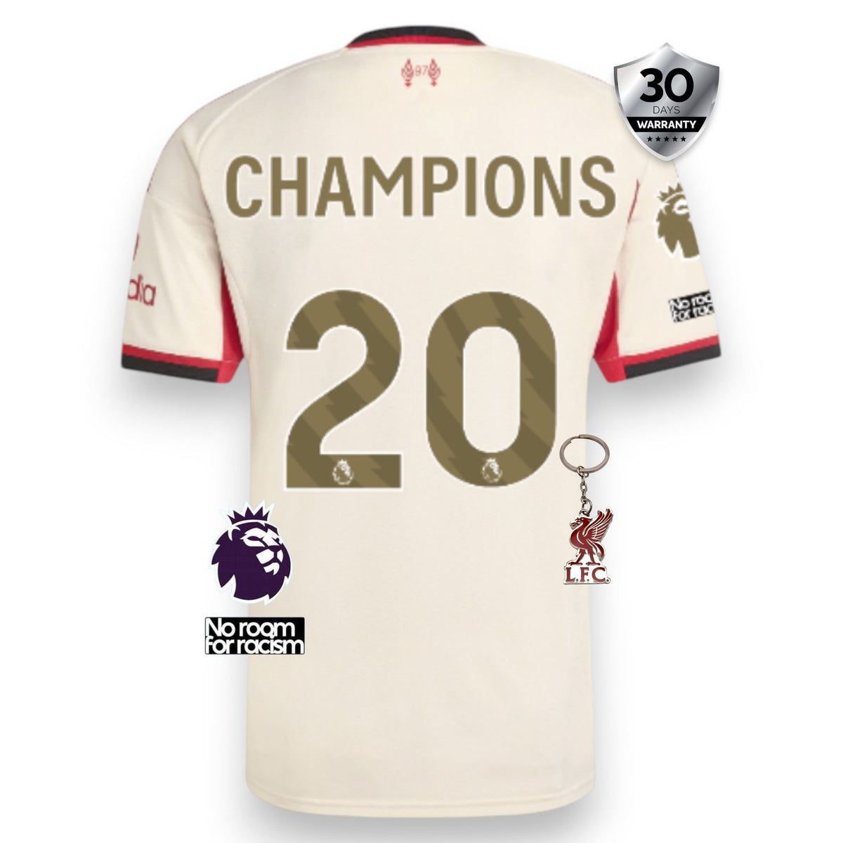 Liverpool Away Jersey 2025/26 - CHAMPIONS #20