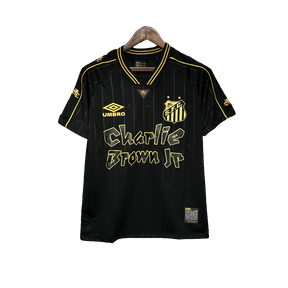 Santos 24/25 Charlie Brown JR Jersey - Black - Fan Version