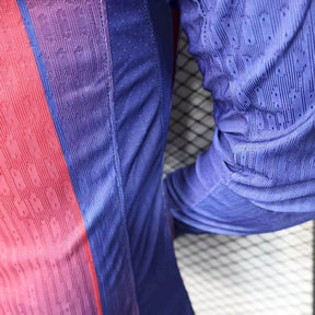 Barcelona 25/26 Home Player Jersey - Long Sleeve