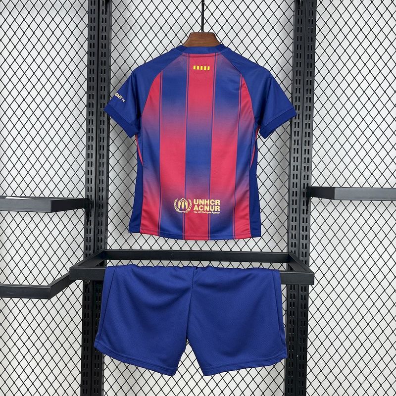 Kids Barcelona Home Kit 2025/2026