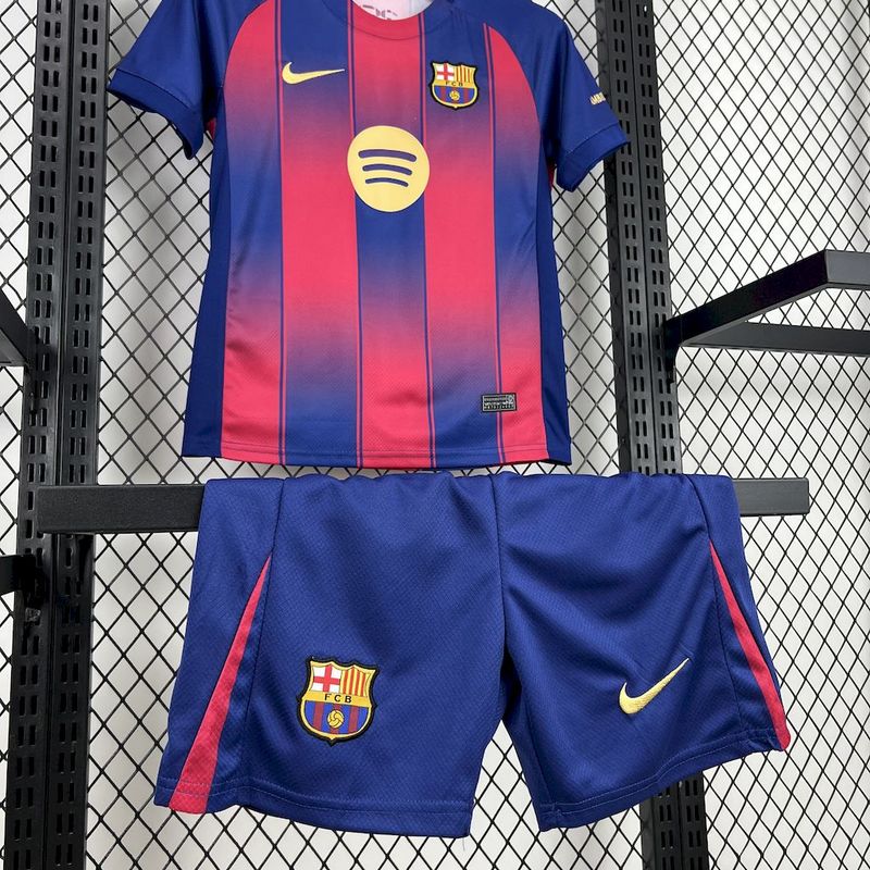 Kids Barcelona Home Kit 2025/2026