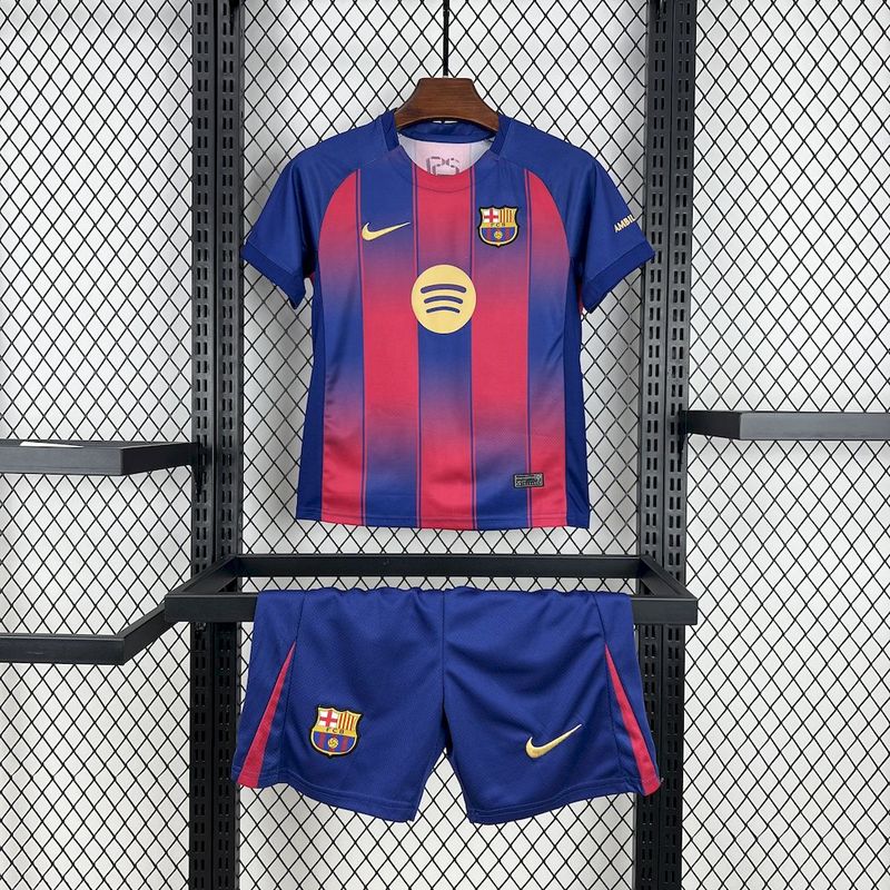 Kids Barcelona Home Kit 2025/2026