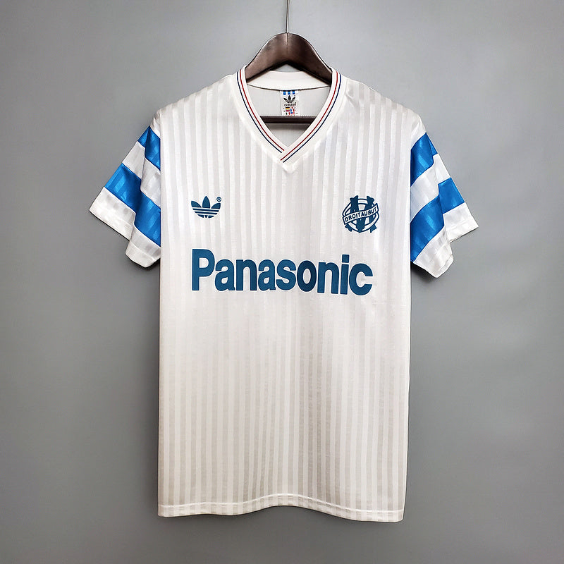 Olympique de Marseille 1990 Home Jersey - Retro Version