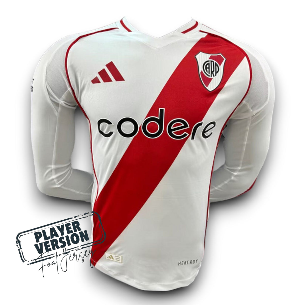 River Plate Home Player Jersey 24/25 - Long Sleeve