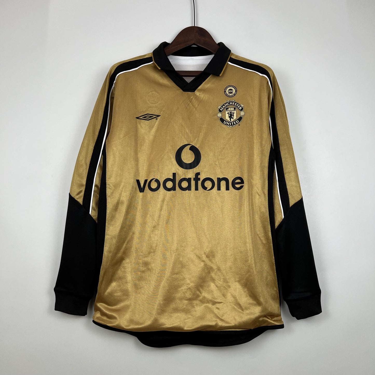 Retro Home 01/02 Men's Long Sleeve 100th Anniversary Jersey