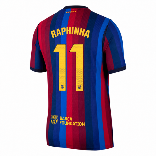 Heimtrikot 26/27 Raphinha Nr. 10 La Liga-Beflockung