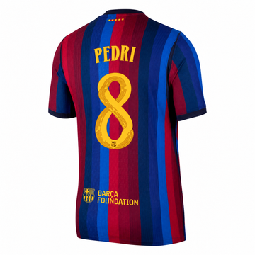 Home 26/27 Pedri #8 UCL customization