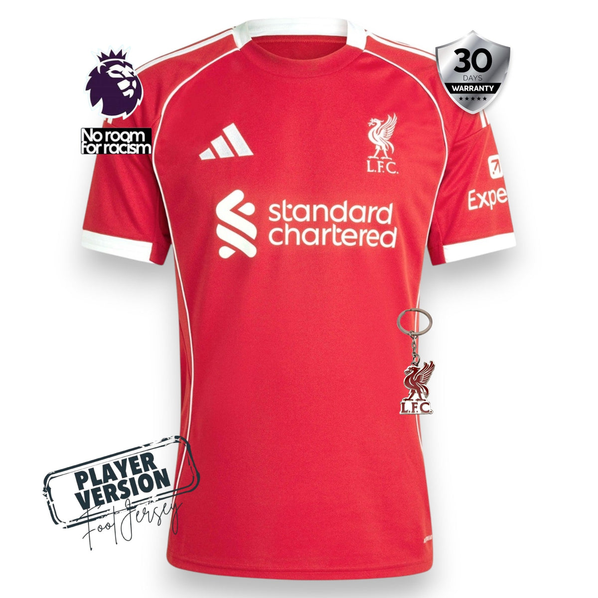 Liverpool Player Jersey Home 2025/26